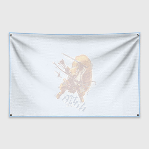 Флаг-баннер Крейзи белка-ниндзя - фото 2
