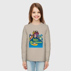 Детский лонгслив хлопок The Beatles on a Yellow Submarine - фото 2