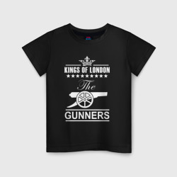 Детская футболка хлопок Arsenal The king of London Арсенал