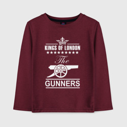 Детский лонгслив хлопок Arsenal The king of London Арсенал