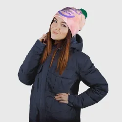 Шапка 3D c помпоном Самая Красивая Света - фото 2