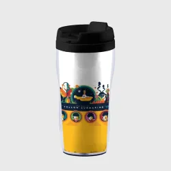 Термокружка-непроливайка Yellow Submarine Мультфильм 3D