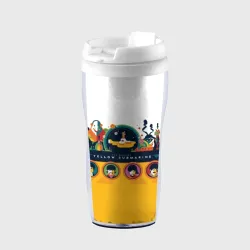 Термокружка-непроливайка Yellow Submarine Мультфильм 3D
