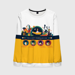 Мужской свитшот 3D Yellow Submarine Мультфильм 3D