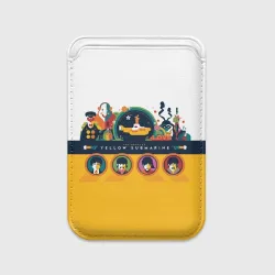 Картхолдер Magsafe магнитный Yellow Submarine Мультфильм 3D