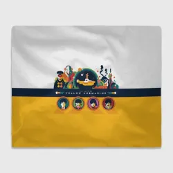 Плед 3D Yellow Submarine Мультфильм 3D