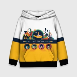 Детская толстовка 3D Yellow Submarine Мультфильм 3D