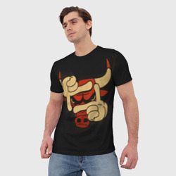 Мужская футболка 3D Сhicago bulls - фото 2