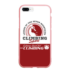 Чехол для iPhone 7Plus/8 Plus матовый Альпинизм - Climbing