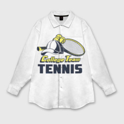 Мужская рубашка oversize 3D Теннис Tennis