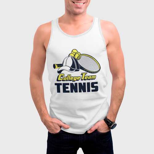 Мужская майка 3D Теннис Tennis, цвет 3D печать - фото 3