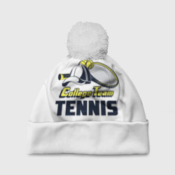 Шапка 3D c помпоном Теннис Tennis
