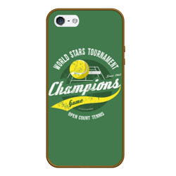 Чехол для iPhone 5/5S матовый Большой Теннис Tennis