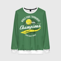 Женский свитшот 3D Большой Теннис Tennis