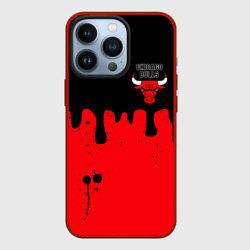 Чехол для iPhone 13 Pro Chicago Bulls Чикаго Буллз Логотип