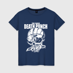 Женская футболка хлопок Five Finger Death Punch Groove metal