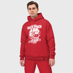 Мужской костюм oversize хлопок Five Finger Death Punch Groove metal - фото 2
