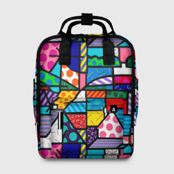 Женский рюкзак 3D Ромеро Бритто красочный узор