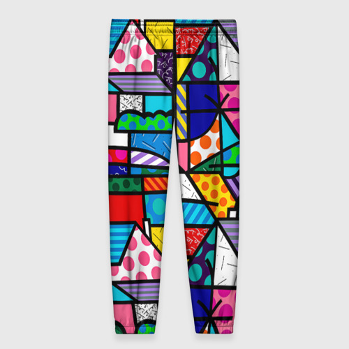 Женские брюки 3D Ромеро Бритто красочный узор, цвет 3D печать - фото 2