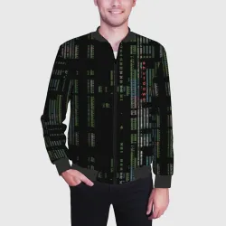 Мужской бомбер 3D Shutdown - фото 2