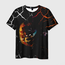 Мужская футболка 3D Клинок рассекающий демонов Зеницу Агацума