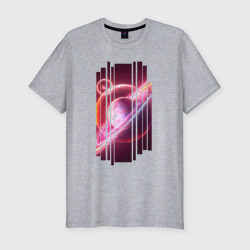 Мужская футболка хлопок Slim Моя Вселенная. Космическое настроение