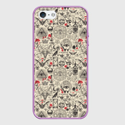 Чехол для iPhone 5/5S матовый Чёрная Магия и Колдовство