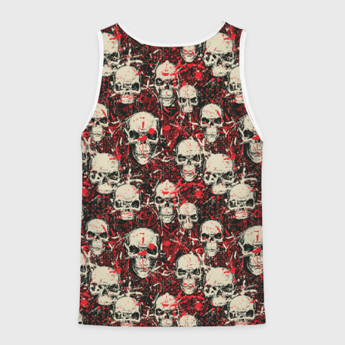 Мужская майка 3D Кровавые Черепа Skulls, цвет 3D печать - фото 2