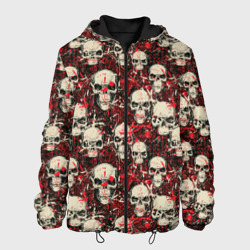 Мужская куртка 3D Кровавые Черепа Skulls