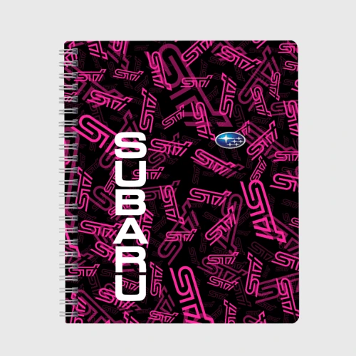 Тетрадь Subaru STI pattern