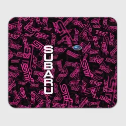 Прямоугольный коврик для мышки Subaru STI pattern