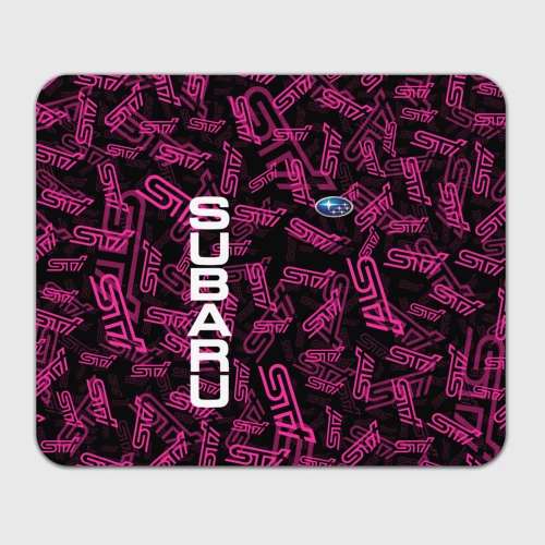 Прямоугольный коврик для мышки Subaru STI pattern
