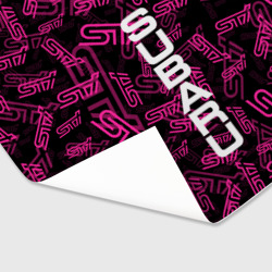 Бумага для упаковки 3D Subaru STI pattern - фото 2