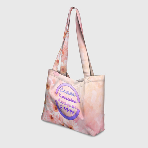 Пляжная сумка 3D Самая красивая Ангелина - фото 3