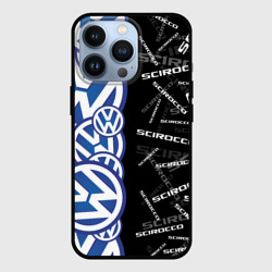 Чехол для iPhone 13 Pro Volkswagen scirocco Half pattern