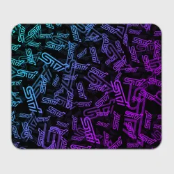 Прямоугольный коврик для мышки STI neon pattern