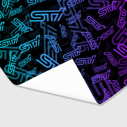 Бумага для упаковки 3D STI neon pattern - фото 2
