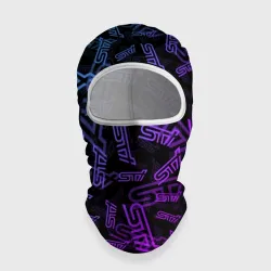 Балаклава 3D STI neon pattern