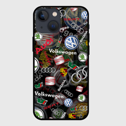 Чехол для iPhone 13 mini Volkswagen Group audi VW seat Porsche |Skoda