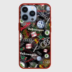 Чехол для iPhone 13 Pro Volkswagen Group audi VW seat Porsche |Skoda