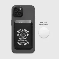 Картхолдер Magsafe магнитный Бокс, боксерские перчатки boxing - фото 2