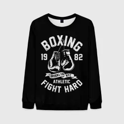 Мужской свитшот 3D Бокс, боксерские перчатки boxing