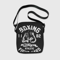 Сумка через плечо 3D Бокс, боксерские перчатки boxing
