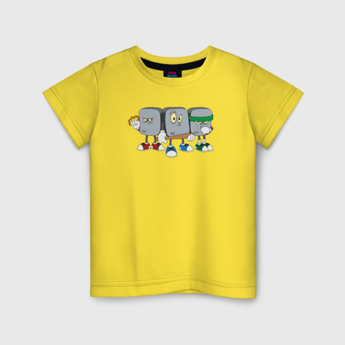 Детская футболка хлопок с принтом Грозное сочетание Ctrl Alt Del, вид спереди #2
