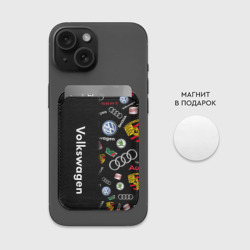 Картхолдер Magsafe магнитный Volkswagen Group Half Pattern - фото 2