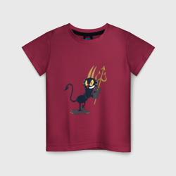 Детская футболка хлопок Шоу чашечка и дьявол