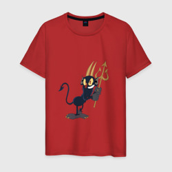 Мужская футболка хлопок Шоу чашечка и дьявол