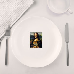 Набор: тарелка + кружка Shiba Inu Mona Lisa - фото 2