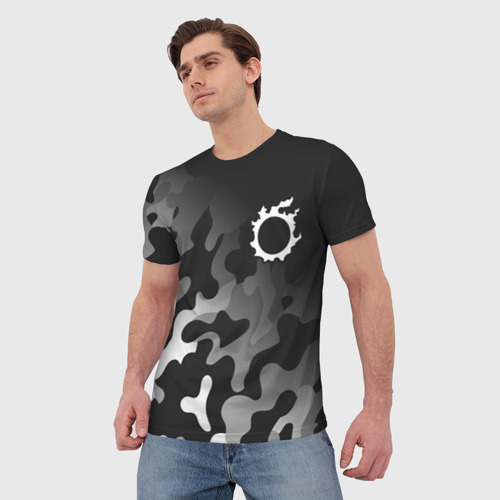 Мужская футболка 3D Final fantasy XIV - meteor, цвет 3D печать - фото 3