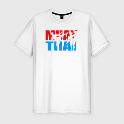 Мужская футболка хлопок Slim Муай Тай логотип